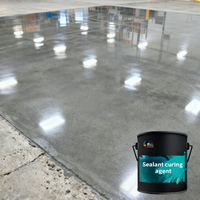 Enduit liquide époxy haute résistance pour béton - Durcisseur de sol écologique, anti-poussière et résistant à l'usure pour usage industriel longue durée