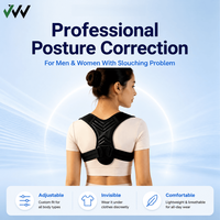 Ceinture correctrice de posture dorsale, dispositif correcteur de posture de grande qualité pour femmes et hommes