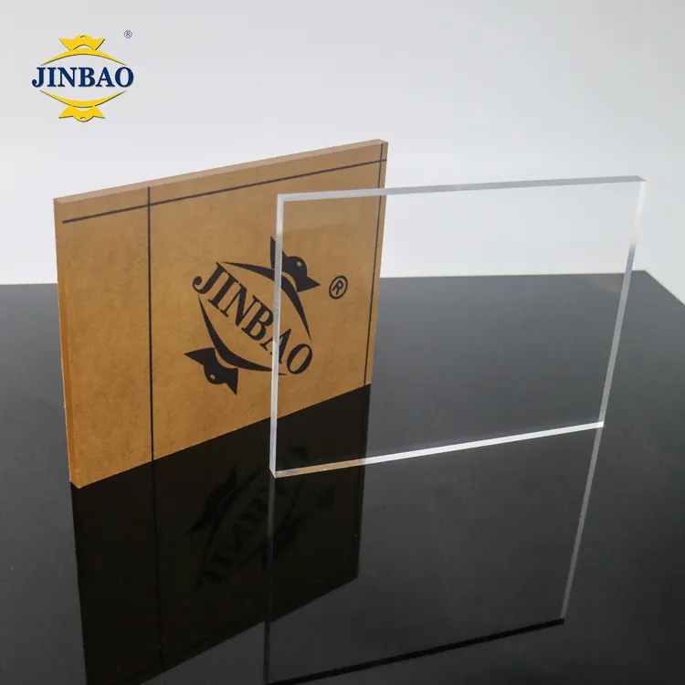 JINBAO 2 미리메터 3 미리메터 고품질 최고의 가격 밀키 화이트 플라스틱 캐스트 유리 방수 클리어 컬러 아크릴 시트 레이저 절단