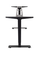 Cadre de bureau ergonomique moderne extensible et réglable en hauteur pour plateau de grande taille avec pieds de bureau carrés en fer