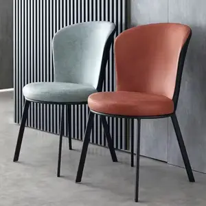 Modern Simple Luxury Household Kitchen Dining Room Science And Technology Cloth Dining Chair