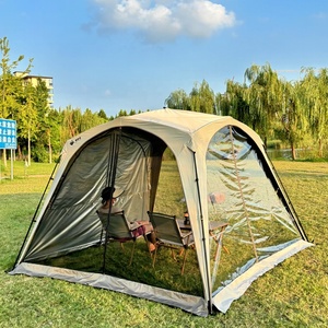 Tenda da campeggio all'aperto, impermeabile e schermato dal sole per <span class=keywords><strong>viaggi</strong></span> <span class=keywords><strong>di</strong></span> <span class=keywords><strong>gruppo</strong></span>, alta 2.2m all'ingrosso - Product Image 1