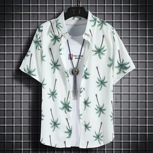 เสื้อเชิ้ตแขนสั้นพิมพ์ลายตัวอักษรสี่ด้านของผู้ชายเครื่องแต่งกายลำลองทรงหลวมแฟชั่นญี่ปุ่นสำหรับฤดูร้อน - Product Image 6