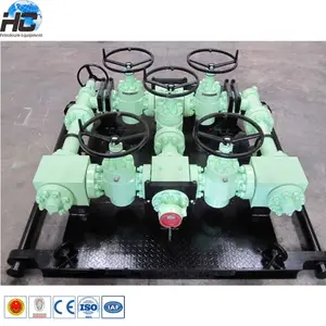 Manual and hydraulic choke manifold / kill manifold / oil and gas manifold for oilfield or gas field