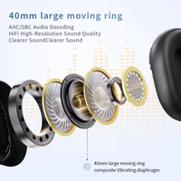 Audífonos con Cancelación de Ruido CE FCC Rohs H2 ANC ENC con Cable de Audio, Bluetooth 6.0, Micrófono, Auriculares con Cable e Inalámbricos