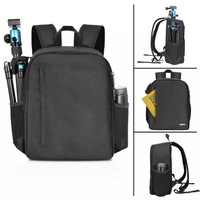 Sac à dos pour appareil photo imperméable de haute qualité avec compartiment pour ordinateur portable, sac de photographie pour appareils photo reflex numériques, objectifs et accessoires