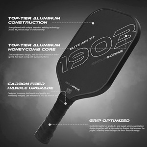 USAPA Approved Aluminum Pickleball <strong>Set</strong> with 2 <strong>Pickle</strong> Ball Rackets 4 Pickleball Balls 1 Pickleball <strong>Paddle</strong> Eraser 2 Grip Tapes - Product Image 4