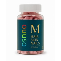 Gummies au Collagène pour un Éclat Avancé de la Peau et la Croissance Capillaire – Complément Nutritionnel Végétalien pour Femmes et Hommes Adultes – Soutien de la Densité Osseuse