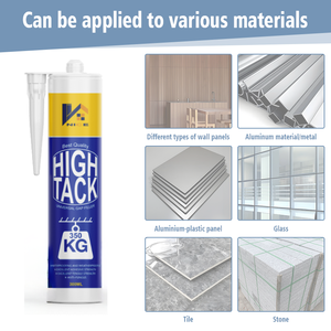 Adhésif structurel haute adhérence 350 kg pour plaques de plâtre, panneaux acryliques, carreaux muraux, adhésif pour panneaux muraux OEM, mastic pour panneaux muraux - Product Image 4