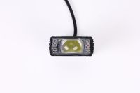 Phares antibrouillard/feux de route LED Yongyou Mini Square 25W 6500 Lumens 12-50V, projecteur externe étanche à focalisation pour scooter électrique