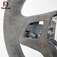 Volant de direction en faux daim pour BMW Série E (335i E92 DCT, Z4 E89, E93, 335i E84, E38, E36, M3) avec palettes de changement de vitesse