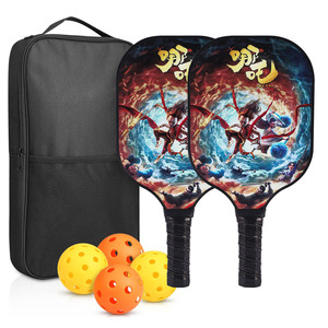 Ensemble de pickleball Nezha avec pagaie en fibre de verre et sac de transport pour le divertissement - Product Image 5