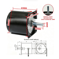 Motoréducteur électrique 14W 220V 1-110RPM 50Hz 60KTYZ Moteur synchrone à courant alternatif Moteur réducteur