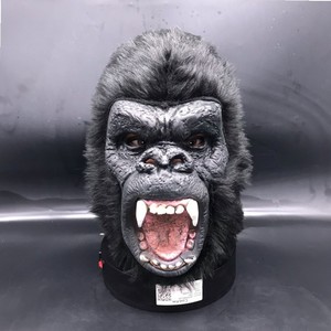 Masque intégral en latex Alien vs Predator, motif monstre roi, accessoire de cosplay, dents pointues, pour fête d'Halloween, thème Predator - Product Image 2