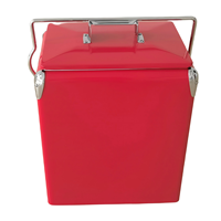 Glacière en métal grande capacité 7L/13L/17L/28L, seau à glace isotherme pour la plage
