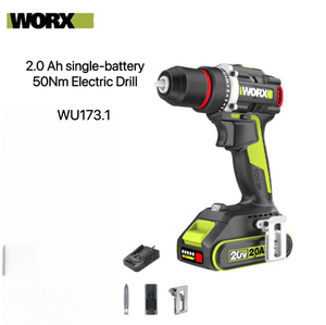 Trapano a Impatto Senza Fili 20V Brushless, Trapano a Pistola, Foratura Massima 30mm, Coppia 50N.m, Batteria al Litio 4.0Ah, Mini Multifunzione - Product Image 3