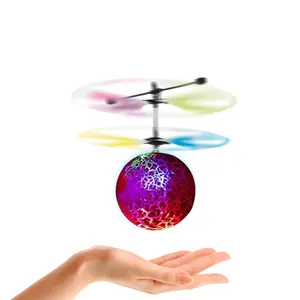 Nieuwe Vliegende Lichtgevende Bal Rc Kid 'S Vliegende Bal Anti-Stress Drone Helikopter Infrarood Inductie Vliegtuig Afstandsbediening Speelgoed