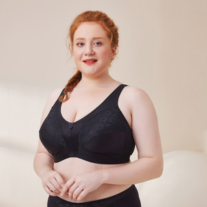 Soutien-gorge grande taille à couvrance totale de haute qualité, sans armatures, pour dissimuler la graisse du dos, pour femmes - Product Image 1