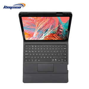 มินิ6 10.2 11 12.9 13นิ้ว10.9 "สำหรับ iPad <span class=keywords><strong>Air</strong></span> <span class=keywords><strong>5</strong></span> USB-C ไร้สายทัชแพดบางเฉียบเคสคีย์บอร์ดชิ้นเดียวที่มีปุ่มเรืองแสง - Product Image 4
