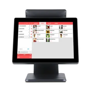 Sistema pos para venta al por menor, diseño Simple, directo de fábrica, con software para supermercado, 15 Uds.