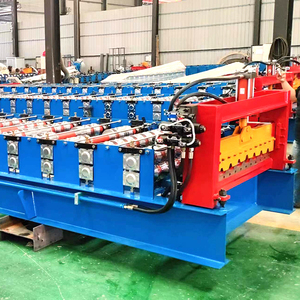 Nhà Máy bán hàng trực tiếp ibr mái tấm máy hình thang mái ngói máy làm 7 sườn mái tấm máy - Product Image 6