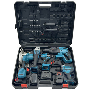 Ensemble d'outils électriques multifonctionnels populaires 5 pièces haute puissance 21V avec batterie rechargeable, comprenant clé à molette et jeu de clés mixtes 3 ou 4 pièces - Product Image 3