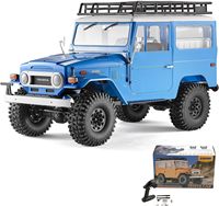 Voiture RC électrique FMS FCX10 FJ40 Land Cruiser 4x4 à l'échelle 1/10, modèle de camion tout-terrain avec éclairage LED