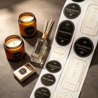 Pegatinas Adhesivas de Vinilo PVC Holográfico Brillante, Ecológicas, Duraderas, Personalizables, de Grado Alimenticio, Resistentes al Aceite, al Agua y a los Rayos UV
