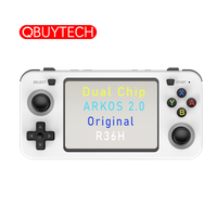 Consola de Videojuegos Retro HOT R36H, 3000 mAh, Pantalla de 3.5 Pulgadas, Sistema Linux, Arkos2.0 Original, 64 GB, con Más de 15000 Juegos, Compatible con PSP y PS1