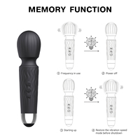 Vente chaude 20 Fréquences Mémoire Mini Av Stick Vibrateur Massage Autres Produits De Masseur Sex Toy AV Baguette Masseur