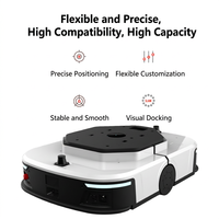 Robot Jiangsong JS-U0600-DL, véhicule électrique automatisé AGV AMR, chariot mobile guidé pour entrepôt industriel, capacité de charge de 600 kg