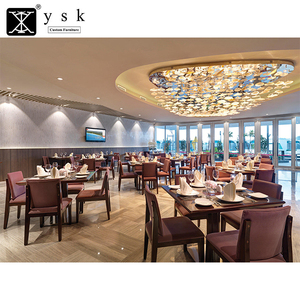 <span class=keywords><strong>Muebles</strong></span> de comedor de madera contemporáneos, mesas duraderas, sillas, cabina, sofá, conjunto para restaurantes, hoteles, cafeterías, cafeterías, <span class=keywords><strong>YSK</strong></span>-17 - Product Image 4