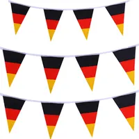 Bandeira do pennant do corda do poliéster do festival do alemão para decoração da festa