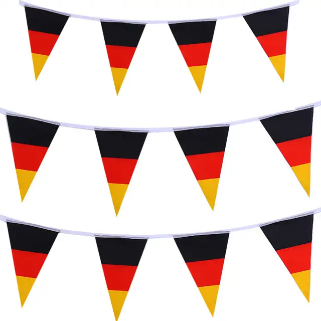 जर्मन त्योहार झंडा पॉलिएस्टर बन्टिंग स्ट्रिंग पताका झंडा के लिए पार्टी सजावट
