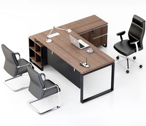 Nhà Máy bán hàng trực tiếp với đảm bảo chất lượng hiện đại bằng gỗ MDF nội thất văn phòng <span class=keywords><strong>melamine</strong></span> viết bảng máy tính bàn văn phòng bảng - Product Image 6