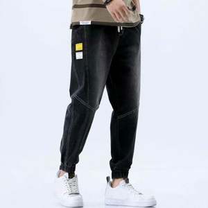 <span class=keywords><strong>กางเกง</strong></span>ยีนส์ทรงตรงเอวกลางระบายอากาศได้ดีใหม่สำหรับนักเรียนใส่สบายระบายอากาศได้ดีดีไซน์เรียบง่าย - Product Image 2