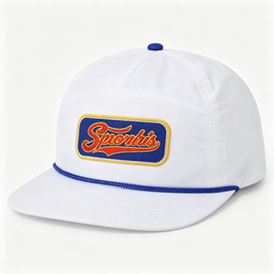 Gorra de Béisbol Unisex de 5 Paneles de PVC, Roja, Bordada, de Algodón Peinado, para las Cuatro Estaciones - Product Image 1
