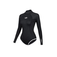Yamamoto baju renang wanita, Bikini renang selam bebas lengan panjang kulit meluncur Neoprene 2mm