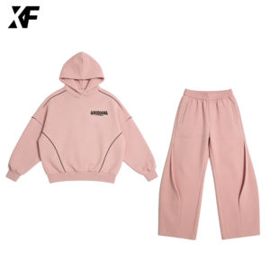 Conjuntos Deportivos Personalizados con Logotipo, Conjuntos Deportivos de Algodón Estampado, Conjuntos Unisex, Chándal de Felpa Francesa, Conjunto de Pantalones Deportivos y Sudadera con Capucha - Product Image 3