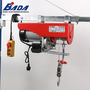 Mini grue électrique <span class=keywords><strong>portable</strong></span> BADA 220/230V, 12/6m, 500/999kg, 1600W, palan électrique - Product Image 3