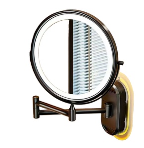 Miroir de maquillage à ventouse pour salle de bain, sans perforation, rétractable, pliable, miroir de beauté mural pour hôtel - Product Image 6