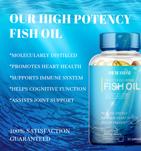 Complément alimentaire en marque blanche OEM/ODM, capsules molles de 1200 mg, capsules molles d'huile de poisson d'eau profonde oméga <span class=keywords><strong>3</strong></span> EPA/DHA pour adultes - Product Image 2