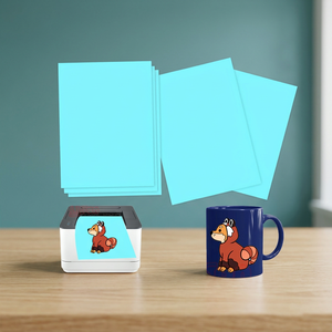 Papel de Transferencia por Agua para Calcomanías con Reverso Azul A.DSon, Diseño Personalizado con Texto Blanco para Impresión por Inyección de Tinta Láser, para Cajas de Cosméticos - Product Image 4