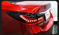 Feux arrière LED fumés effet écailles de dragon style Maserati pour Mazda 6 Atenza 2013-2019 Berline, accessoires auto de retrofit