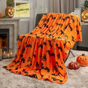 Manta de Sofá Personalizada, Tejida, 100% Poliéster, Suave y Agradable al Tacto, Lavable a Máquina, para Halloween y Festividades - Product Image 1