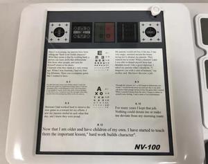 시력 테스트 비전 차트 광학 기기 다기능 CE 승인 <span class=keywords><strong>NV</strong></span>-<span class=keywords><strong>100</strong></span> 시각 차트 근거리 비전 테스터 <span class=keywords><strong>NV</strong></span>-<span class=keywords><strong>100</strong></span> - Product Image 4