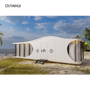 Gran Venta de atracciones turísticas ecológicas flexibilidad contenedor móvil cabina prefabricada cuatro personas <span class=keywords><strong>Apple</strong></span> cabina Hotel ISO9001 - Product Image 3