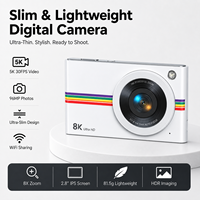 Nueva Cámara Digital Compacta Ultrafina de 96MP 8K, Vlog AF HDR, Estabilización Electrónica, Fotografía, Regalo de Viaje para Adolescentes, Personalizada