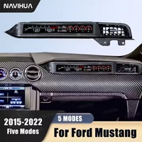 Navihua pour Ford Mustang 2015-2022, tableau de bord numérique du côté passager, compteur de vitesse, instrument de course automobile