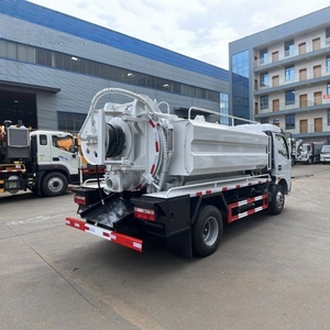 Camion de nettoyage des eaux usées Dongfeng 4x2 de haute qualité, capacité de chargement de 6 m³, forte aspiration pour un retrait des eaux usées sans tracas, en vente - Product Image 4